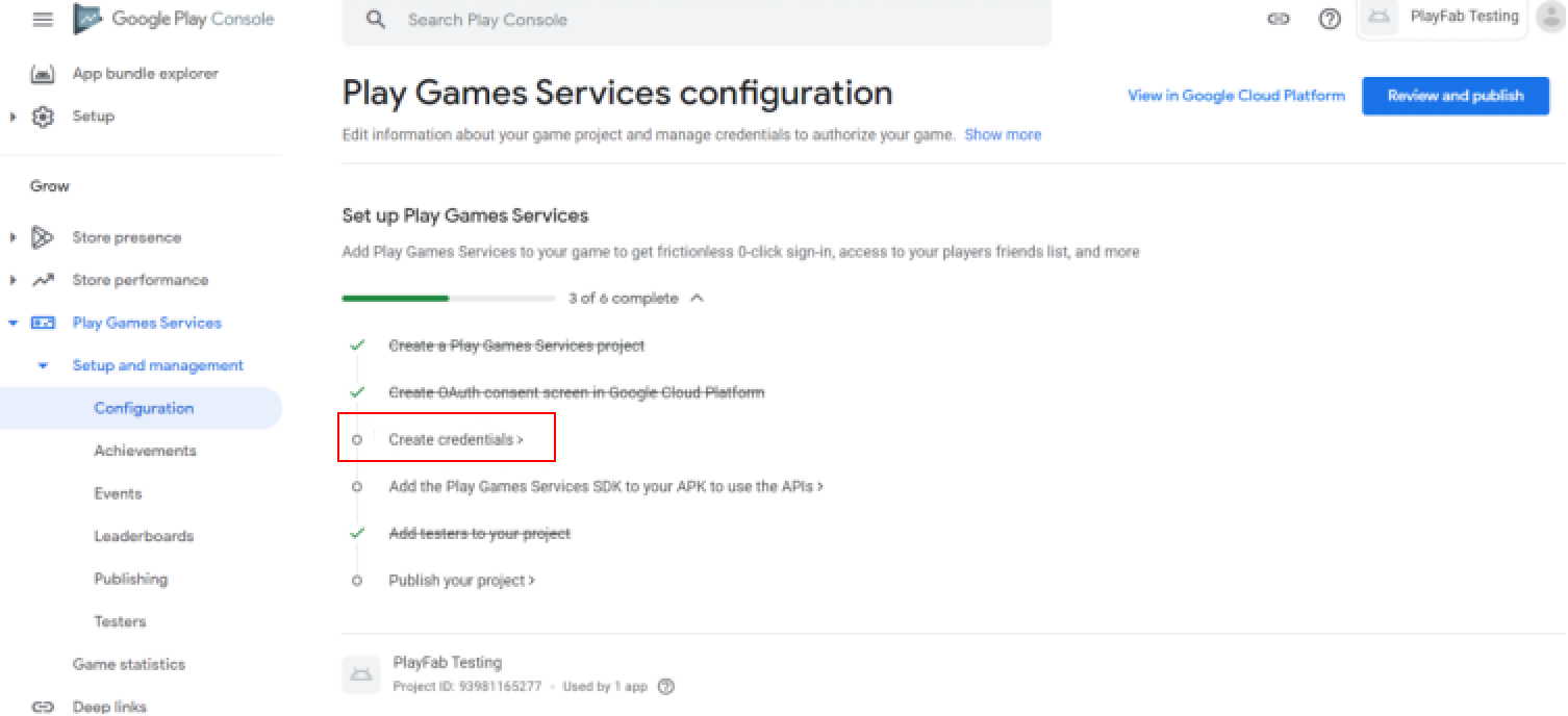 Unity Google Play Games Sign-in Integration with AGS Starter