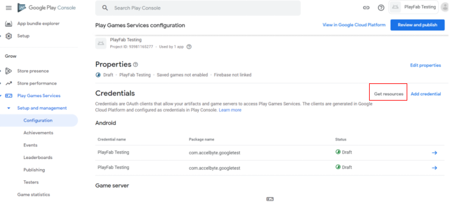 Unity Google Play Games Sign-in Integration with AGS Starter